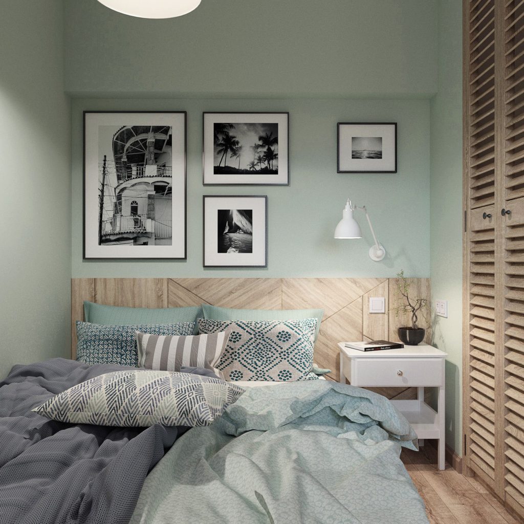 дизайн спальни в скандинавском стиле