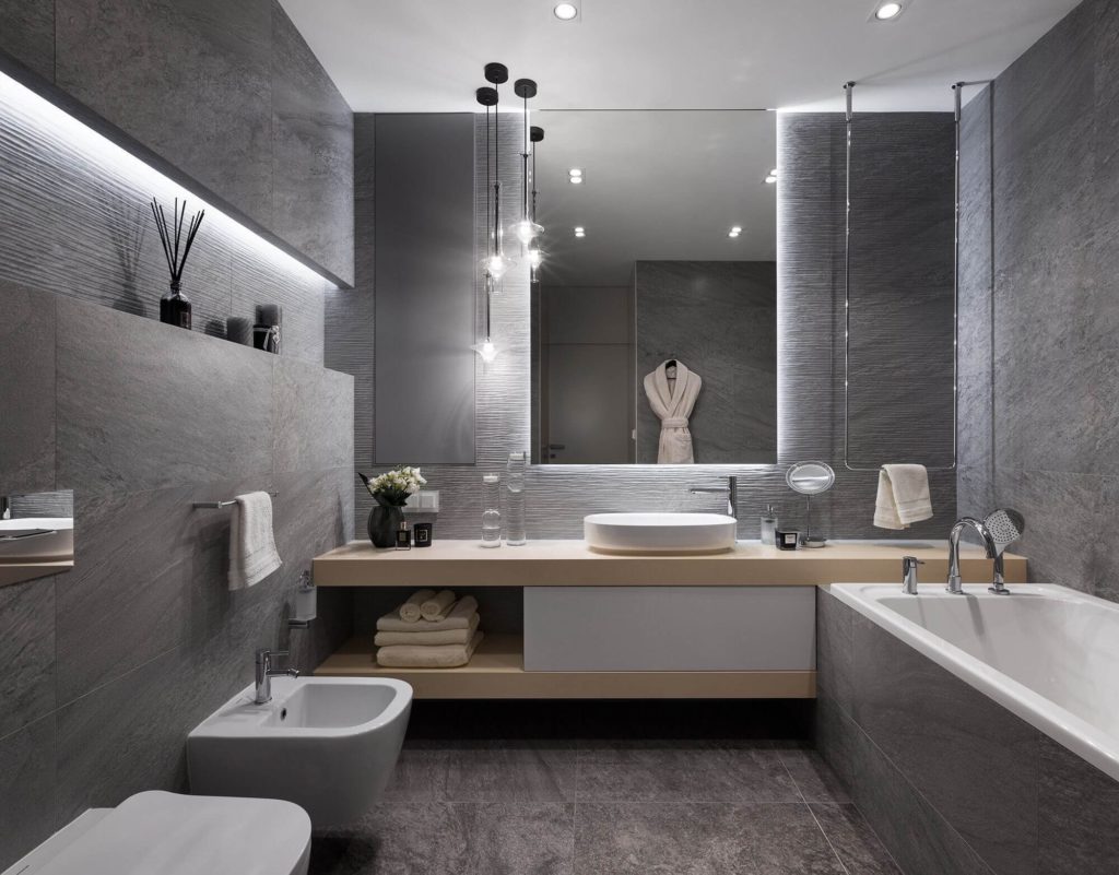 плитка в ванную комнату дизайн